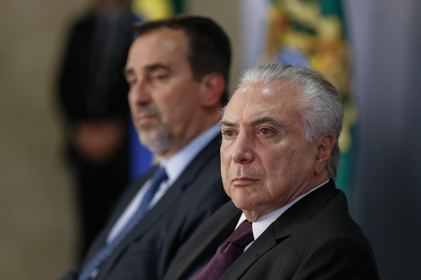 Michel Temer em evento oficial